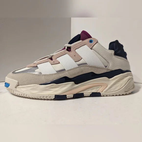 adidas | Shoes | Adidas Niteball Cream White Pink Mens Size  display picture 1